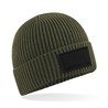 Winter hat - MOD. B442R:Military Green, 52% polyester / 47% acrylic / 1% elastane, Black, One Size